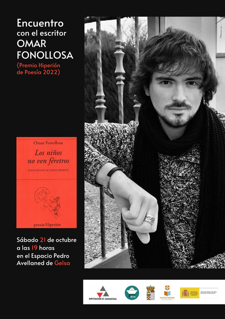 El escritor Omar Fonollosa presenta en Gelsa su obra ‘Los niños no ven féretros’