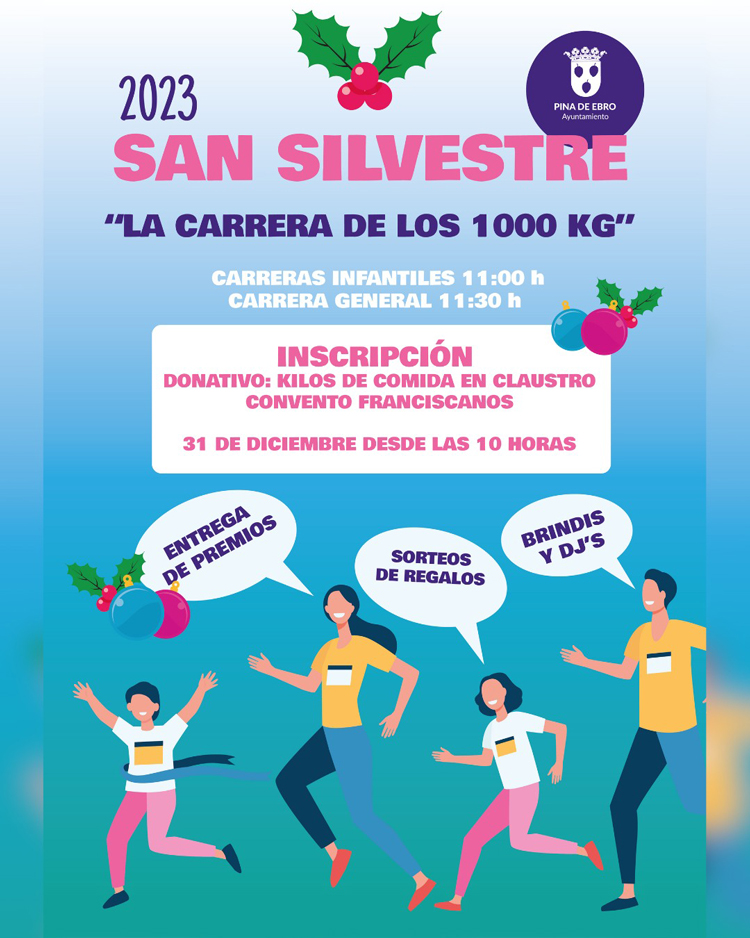 La San Silvestre solidaria de Pina calienta motores