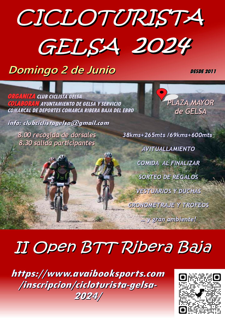 Nueva edición de la cicloturista de Gelsa
