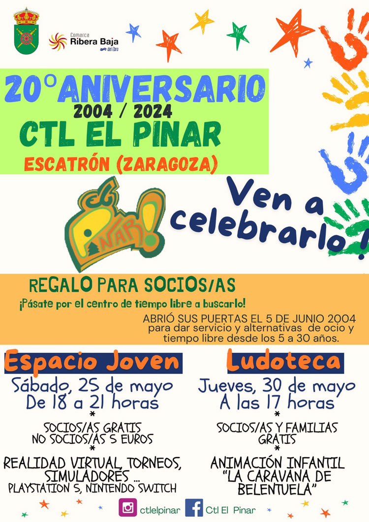 El CTL El Pinar de Escatrón celebra su 20 aniversario