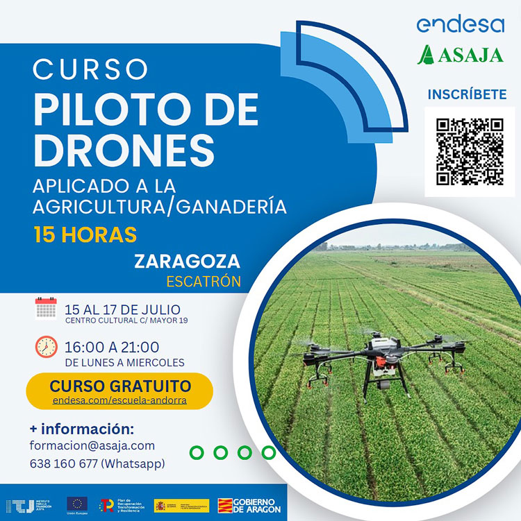 Curso de piloto de drones en Escatrón