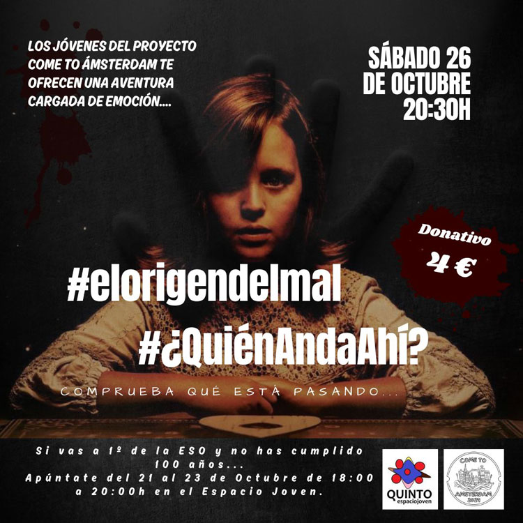Este sábado, pasaje del terror en el espacio joven de Quinto