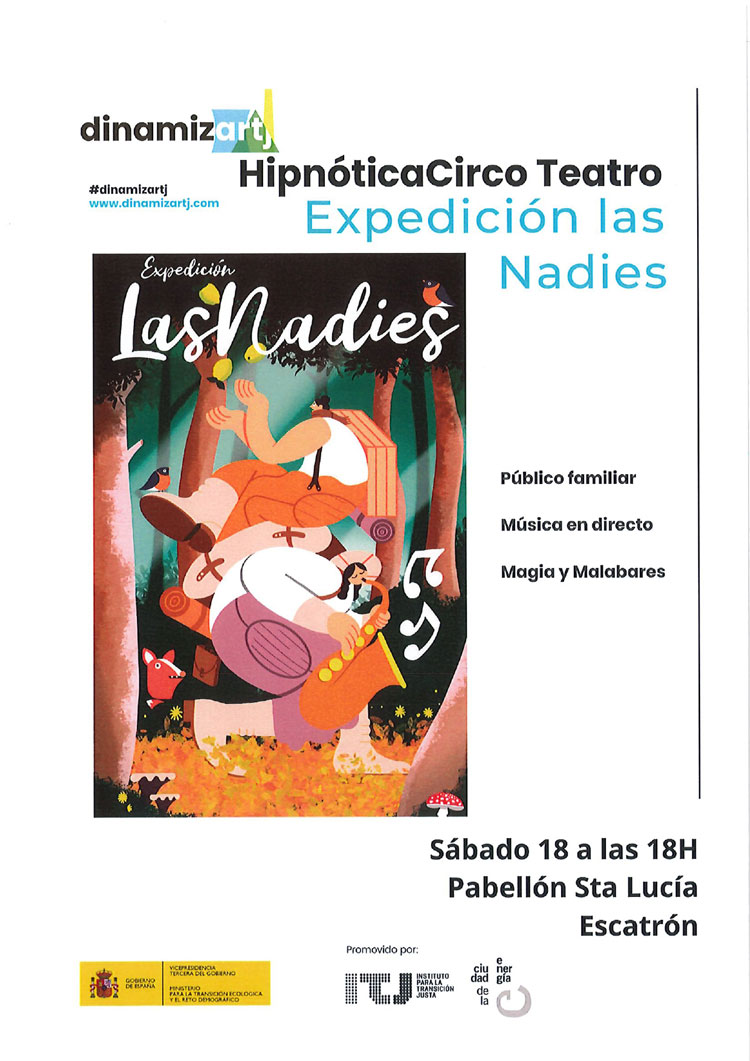 Escatrón acoge la obra de circo-teatro «Expedición Las Nadies»