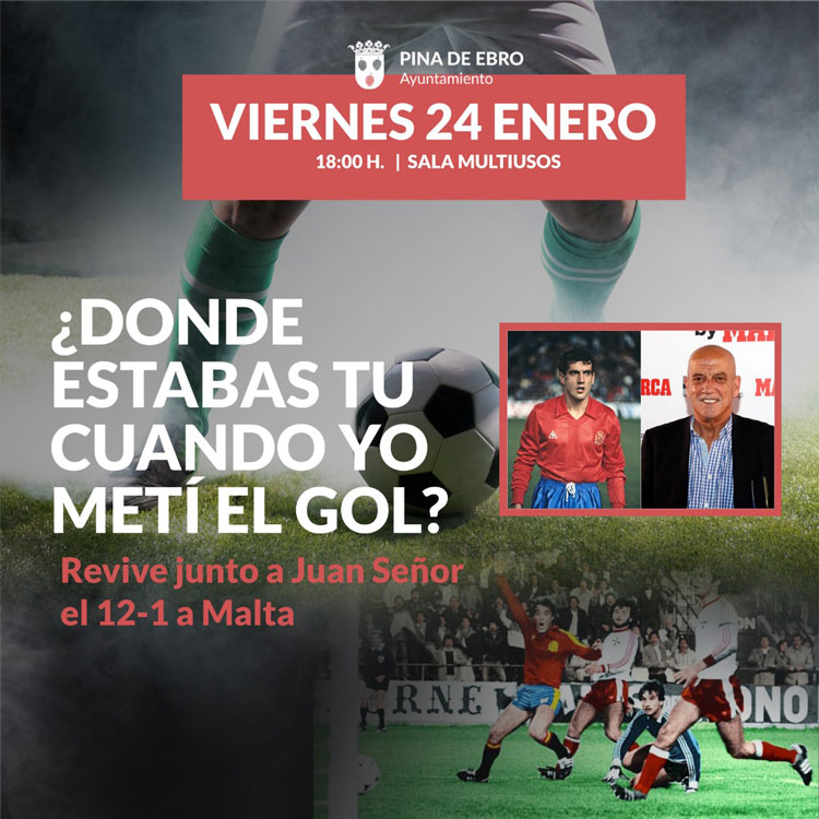 Juan Señor revive el histórico 12-1 de España a Malta en Pina