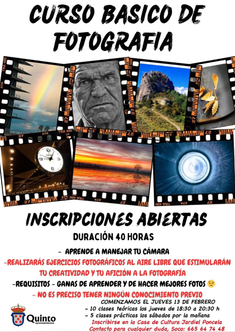 Mejora tus fotos con el curso básico de fotografía de Quinto