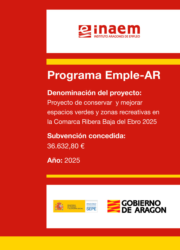 Dos contrataciones para mejorar los espacios verdes de la Ribera Baja con apoyo del programa Emple-AR