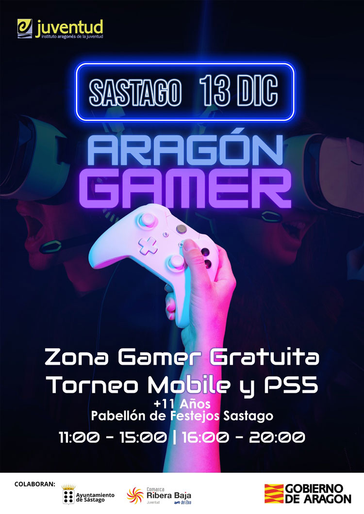 Sástago acoge una jornada ‘Gamer’ para fomentar el uso responsable de los videojuegos entre la juventud