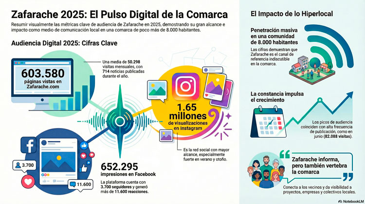 Zafarache: Un medio para 8.000 personas con 600.000 visitas