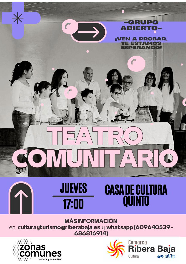 El grupo de teatro comarcal inicia sus ensayos en Quinto y sigue abierto a quien quiera participar