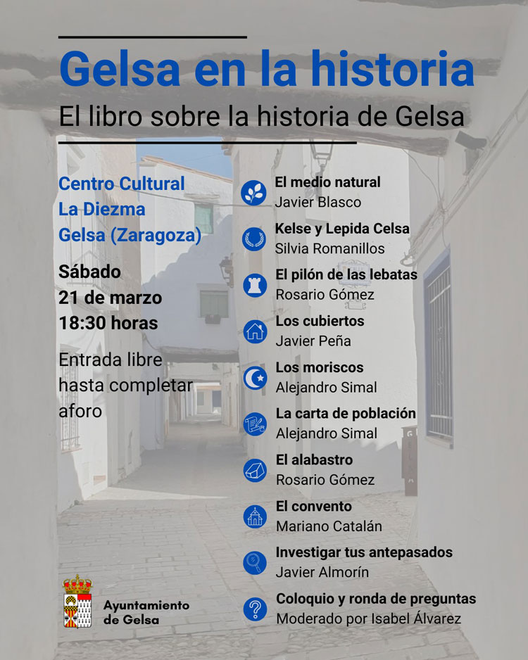 Gelsa presenta el libro ‘Gelsa en la historia’, una obra colectiva sobre su pasado