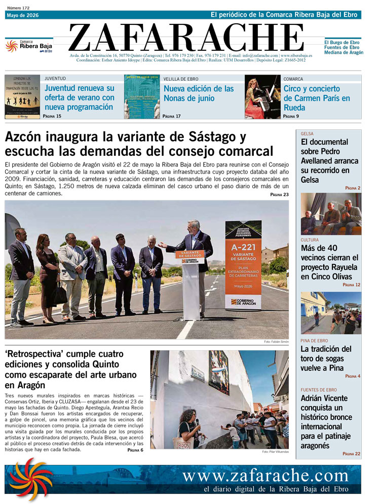 Ya puedes leer on-line el número 172 de Zafarache