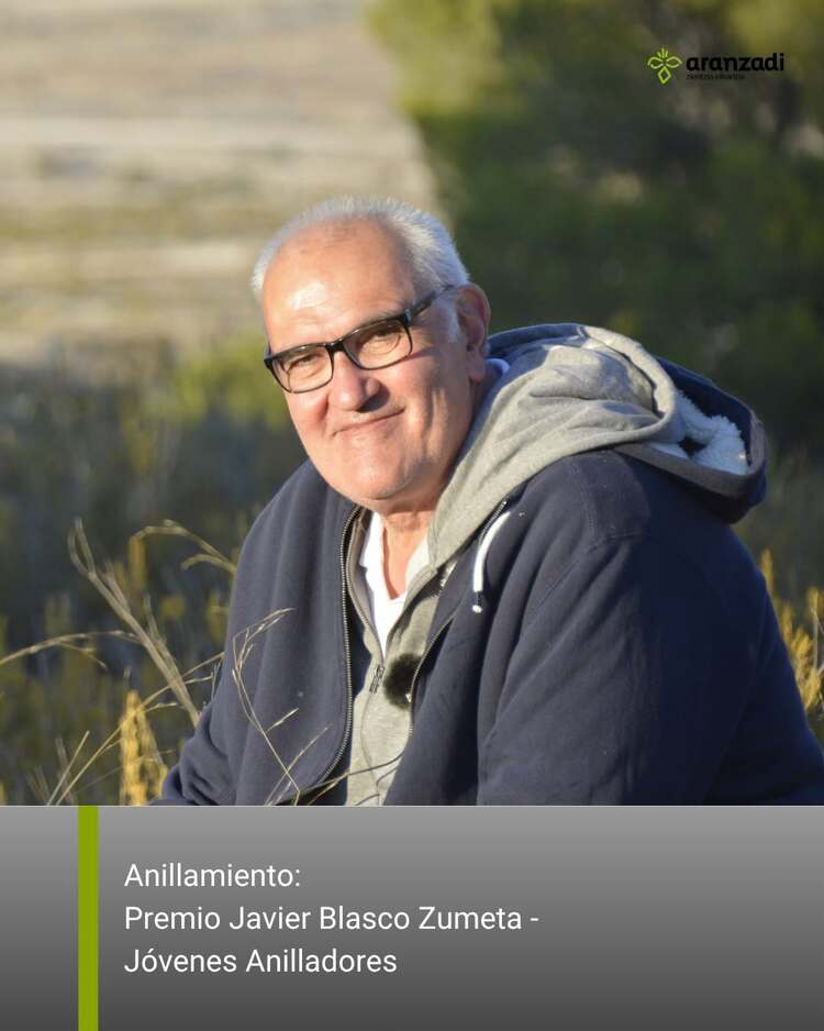 Un premio con nombre propio: la Oficina de Anillamiento de Aranzadi rinde homenaje al pinero Javier Blasco Zumeta