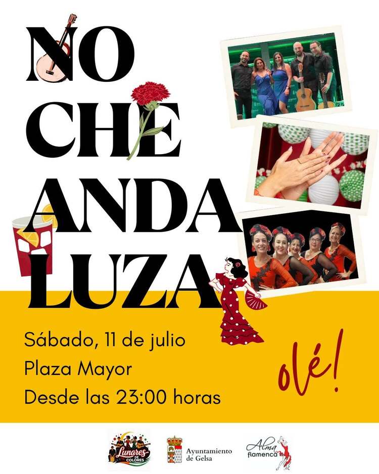 Gelsa acoge «Noche Andaluza», una velada de flamenco en la Plaza Mayor