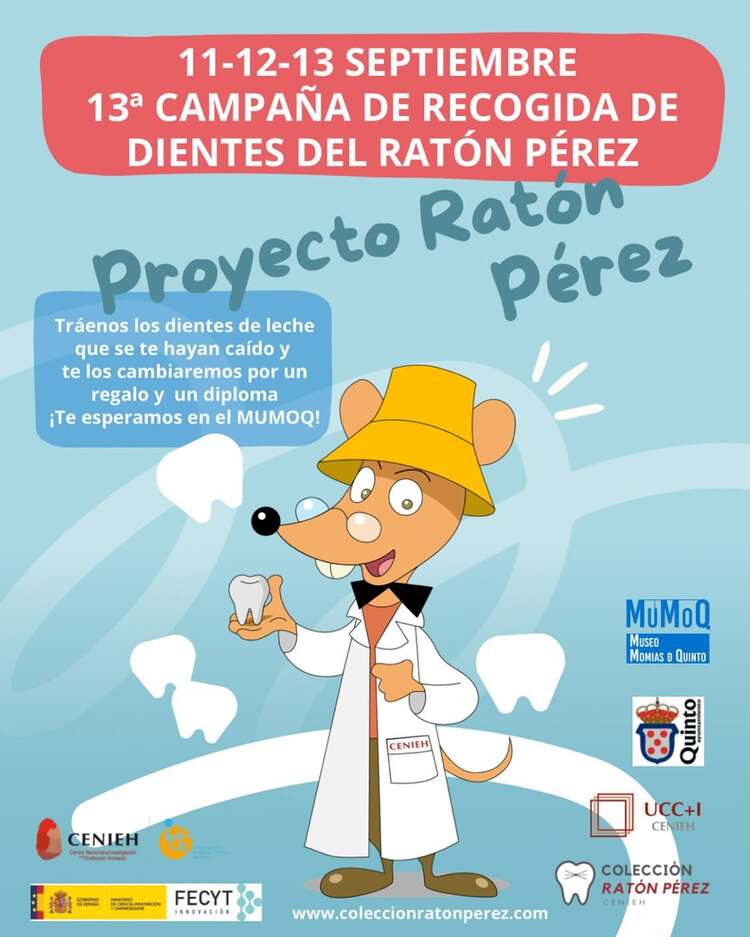 El Museo de Momias se suma a la 13ª campaña de recogida de dientes del Ratón Pérez