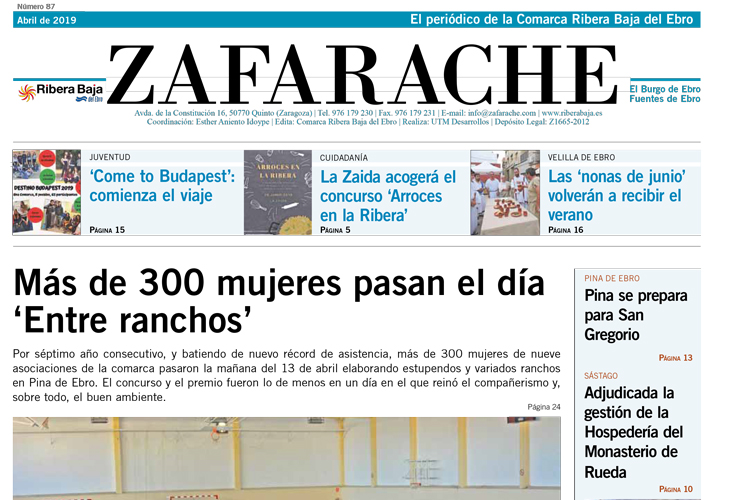 Ya puedes leer el número 87 de Zafarache