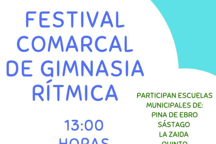 El 1 de junio, festival comarcal de gimnasia rítmica en Quinto