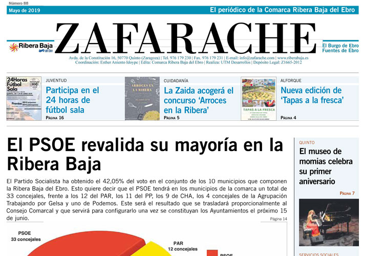 Ya puedes leer el número 88 de Zafarache