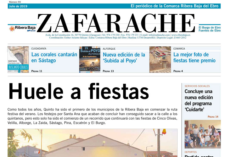Ya puedes leer el número 90 de Zafarache