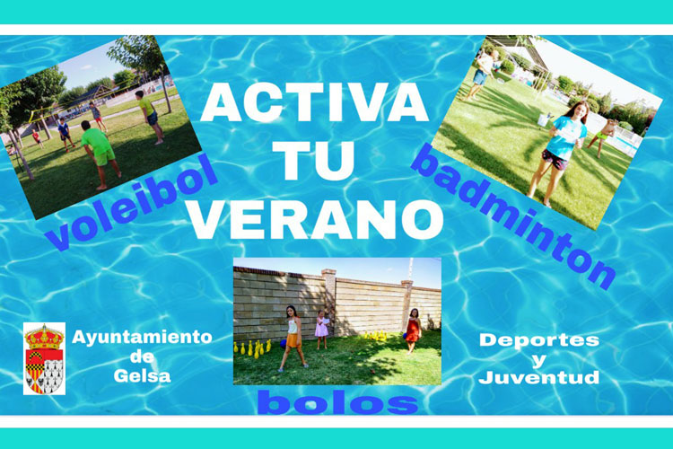 Verano activo en las piscinas de Gelsa