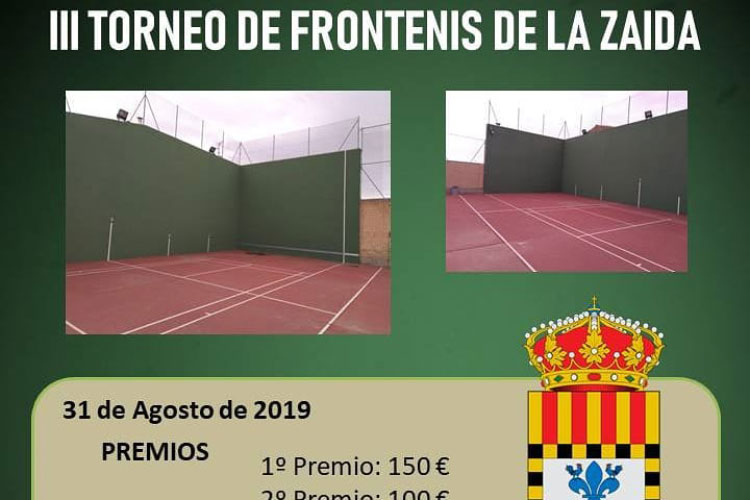 Este sábado, III torneo de frontenis en La Zaida