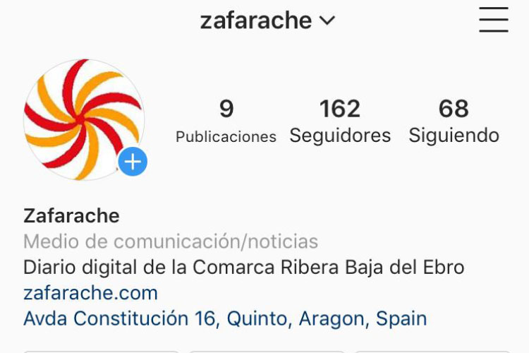 Zafarache ya tiene nuevo perfil en Instagram