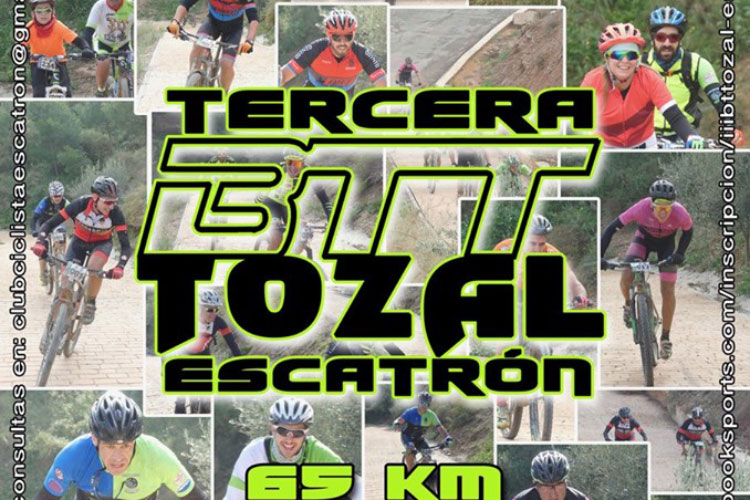 Tercera edición de la jornada BTT ‘El tozal’ de Escatrón