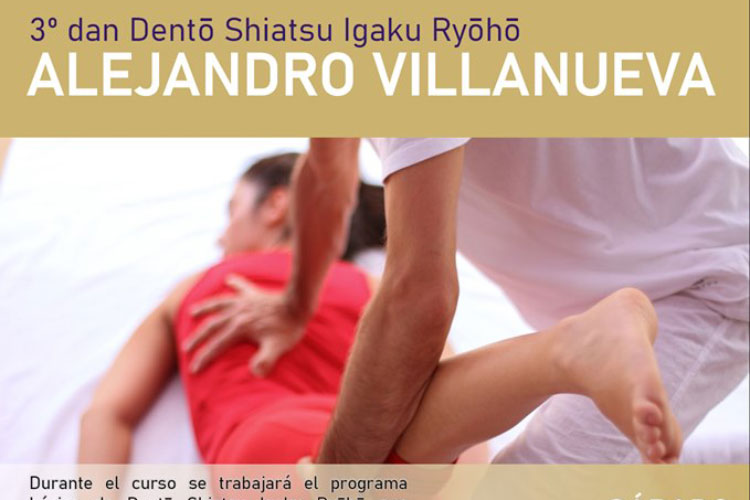 Curso básico de shiatsu en el gimnasio de Fuentes