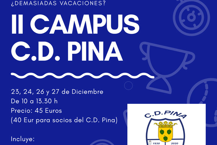 II campus de fútbol del Club Deportivo Pina