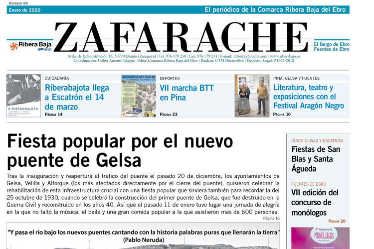 Ya puedes leer el número 96 de Zafarache
