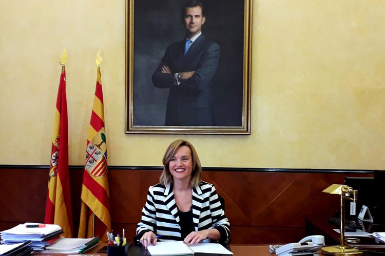 La zaidana Pilar Alegría, nueva delegada del Gobierno de Aragón