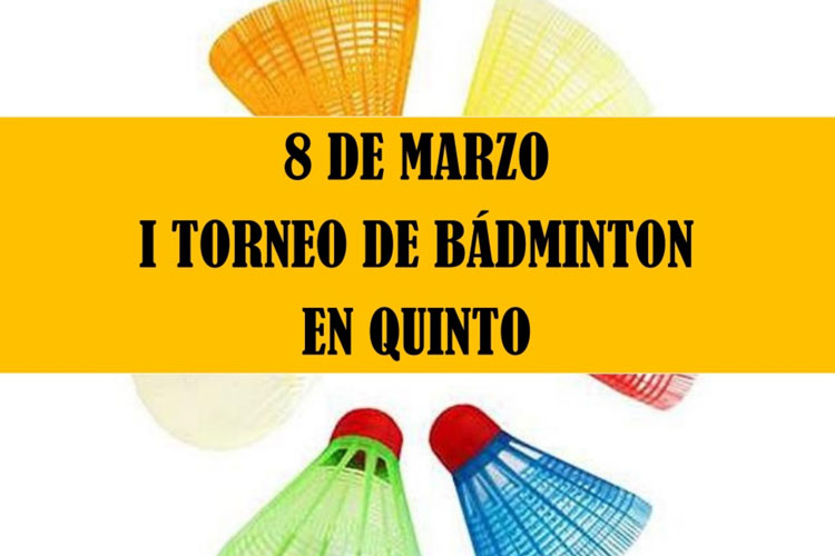 Quinto organiza su primer torneo de badminton
