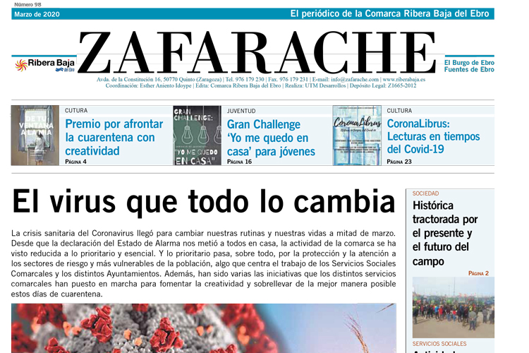 Ya puedes leer el número 98 de zafarache
