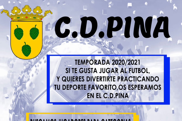 El Club Deportivo Pina busca jugadores