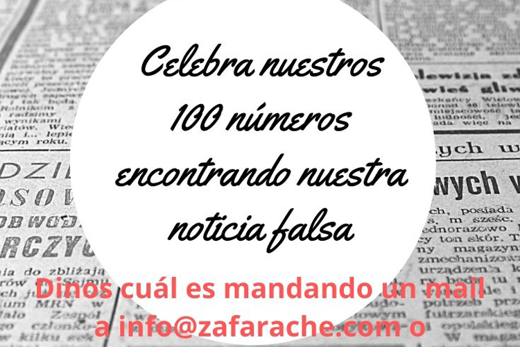 Este miércoles a las 12, sorteo en directo de la cena por los 100 zafaraches