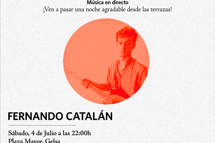 Este sábado, música en directo en la plaza de Gelsa