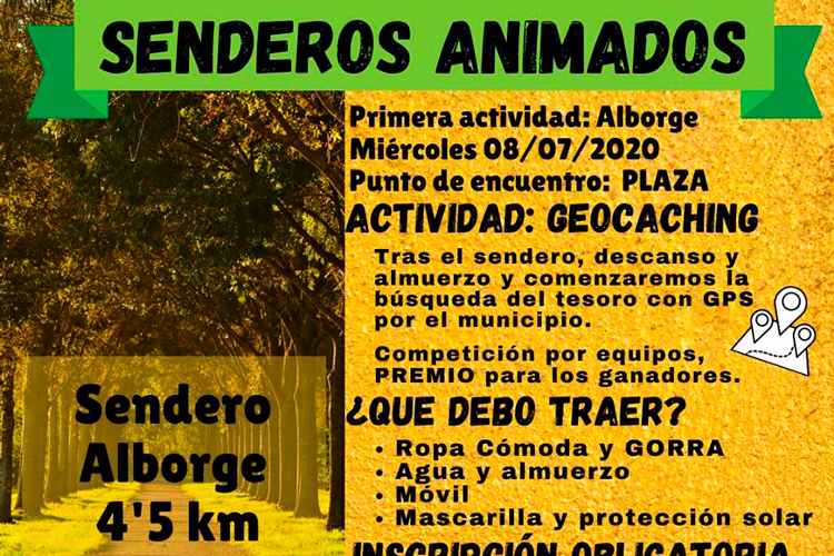 Este miércoles, primer sendero animado en Alborge