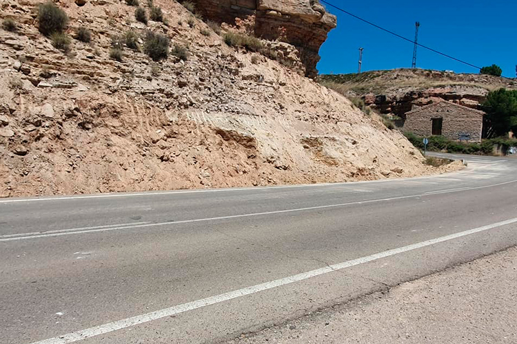 Mejoras en la carretera de Sástago