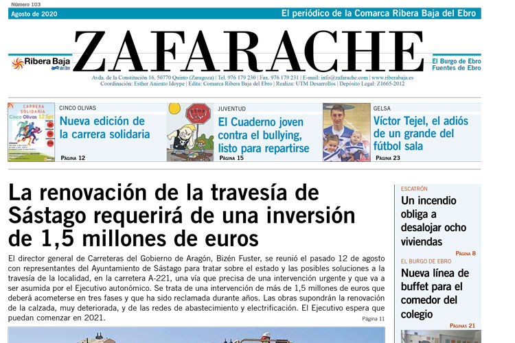 Ya puedes leer el número 103 de Zafarache