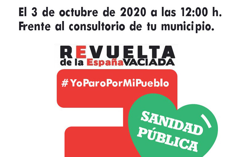 Movilización a favor de la Sanidad Rural el próximo 3 de octubre