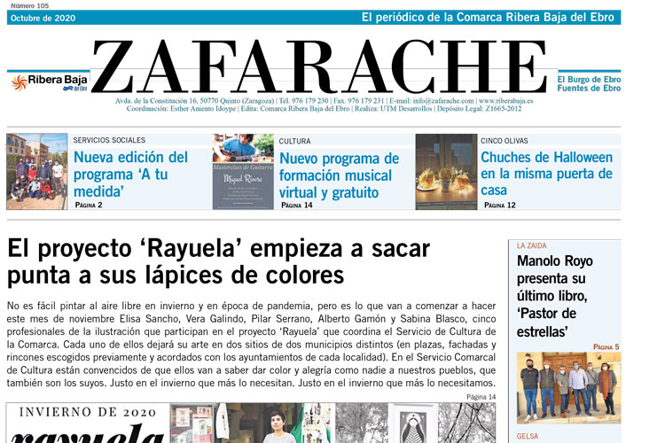 Ya puedes leer el número 105 de Zafarache