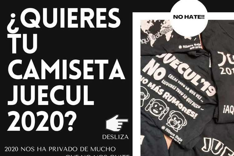 No te quedes sin tu camiseta Juecul