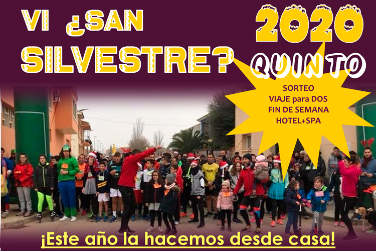 Quinto celebrará su San Silvestre solidaria en formato virtual