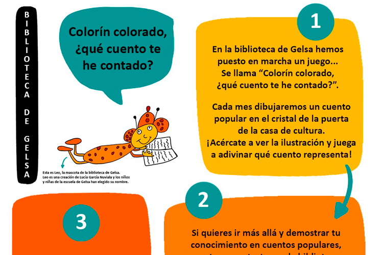 Continúa en Gelsa el juego ‘Colorín colorado, ¿qué cuento te he contado?’
