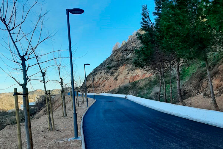 Finalizadas las obras de la acequia de la Peña en Escatrón