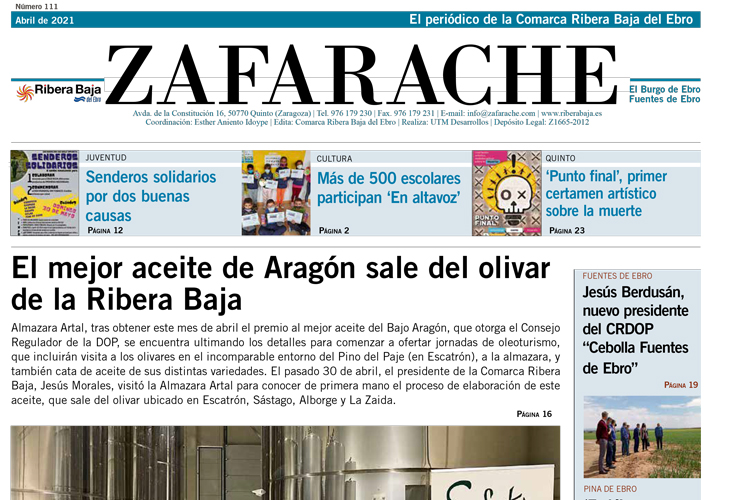 Ya puedes leer el número 111 de Zafarache