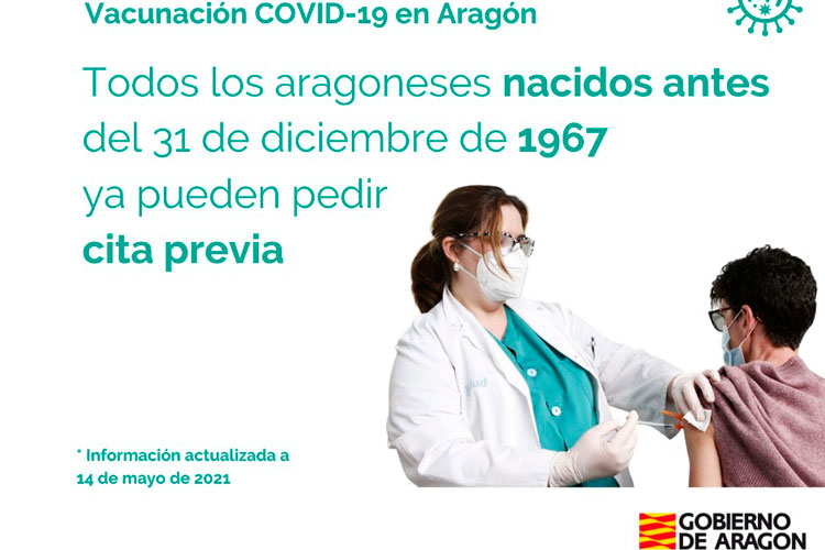 Abiertas las citaciones para la vacuna contra el COVID-19 para los nacidos en 1966 y 1967