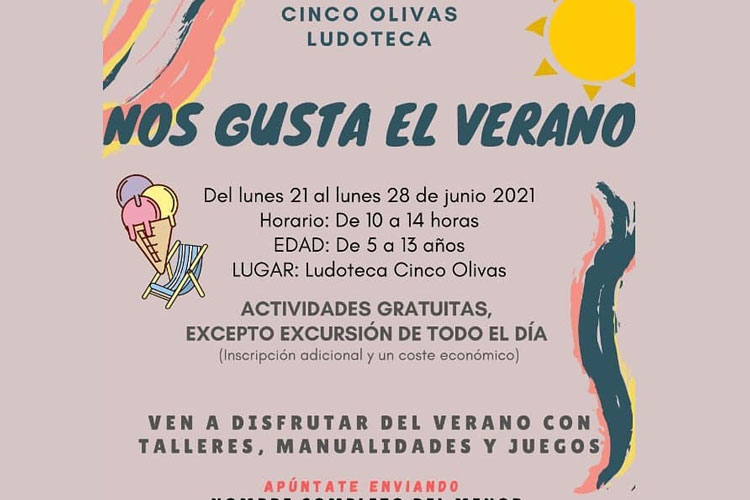 Actividades de verano en Cinco Olivas