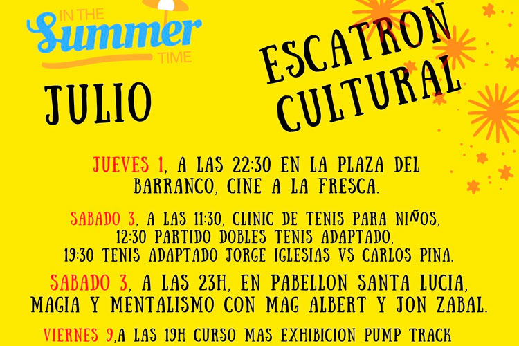 Julio cultural en Escatrón