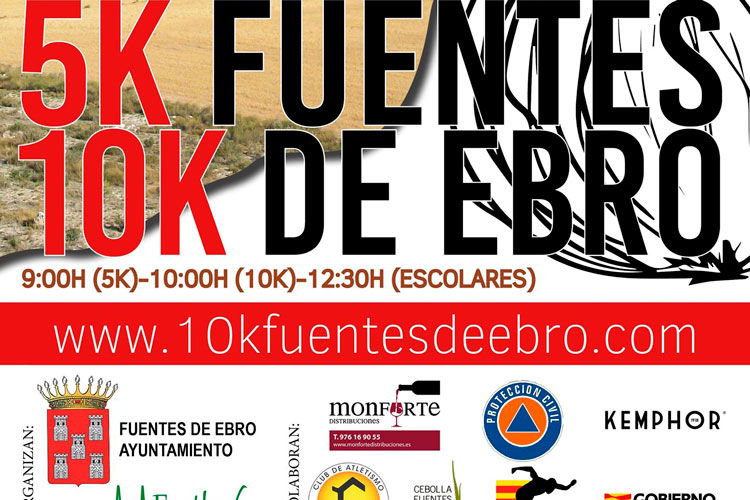 Abierto el periodo de inscripción para la IX 10 K-5K de Fuentes de Ebro