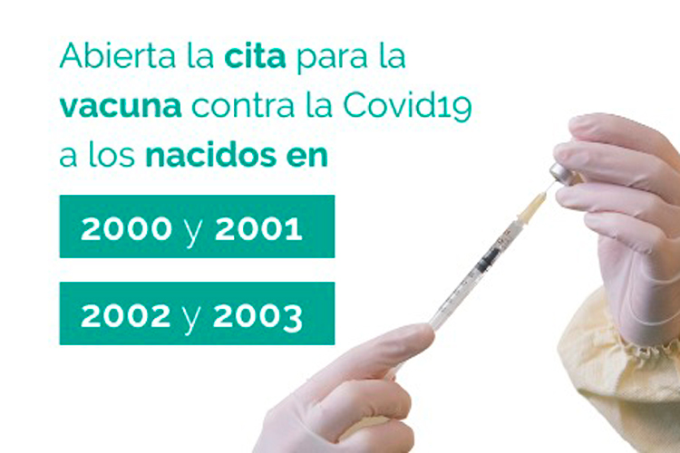 Aragón acelera la vacunación contra el COVID abriendo ya las agendas para los más jóvenes